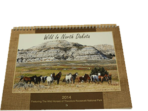 Wild in North Dakota 2014 Horse CALENDARs