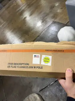 American Flags, 13.6 X 26.8 | New Overstock Manifested Pallets